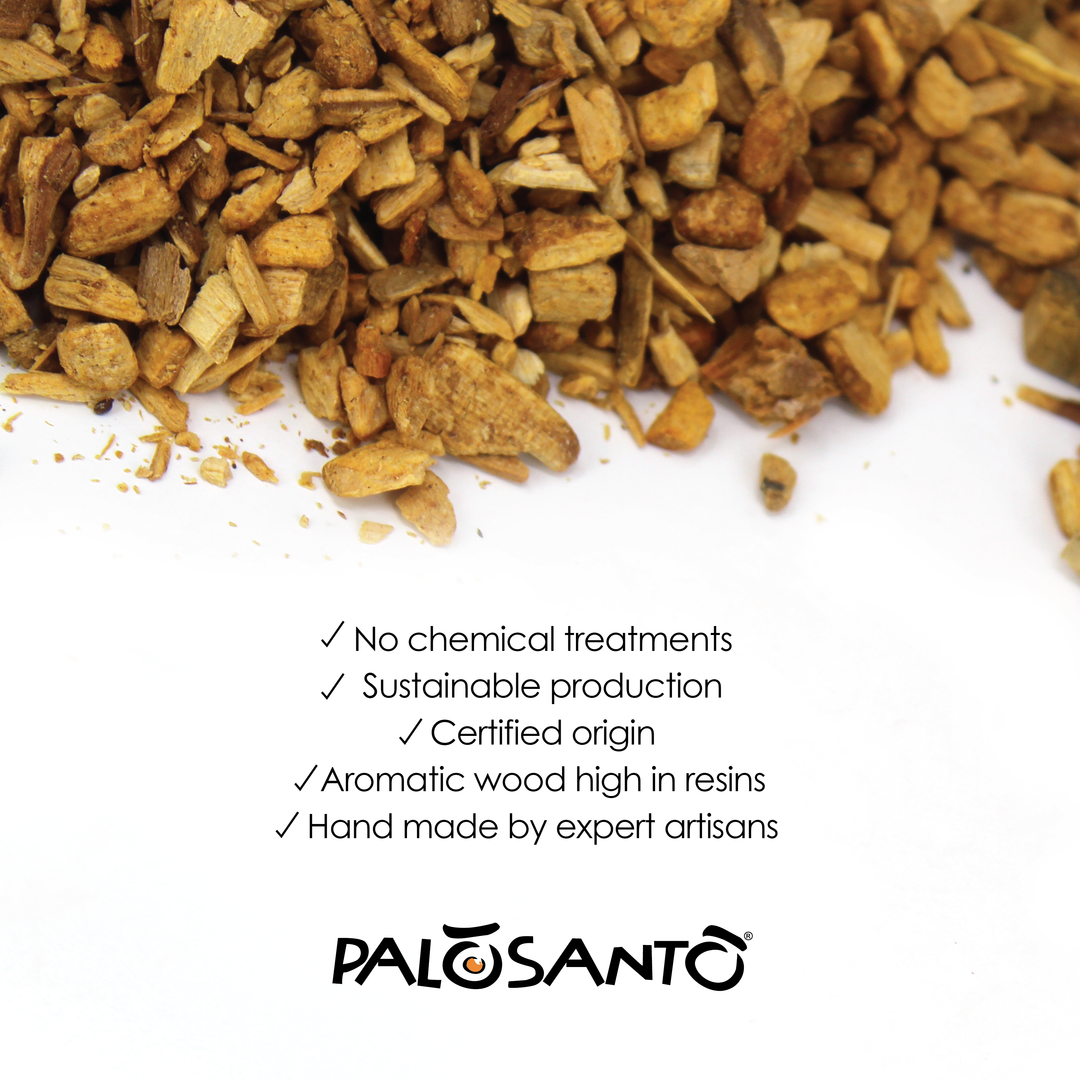 Cuscino Cervicale Palosanto® con Fibre di Legno di Palo Santo - Naturale ed Ecosostenibile