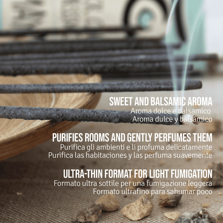 Bastoncini Incenso in Stick Artigianale Fatto a Mano con Resina di Copal Bianco del Messico 100% Naturale Etico e Sostenibile