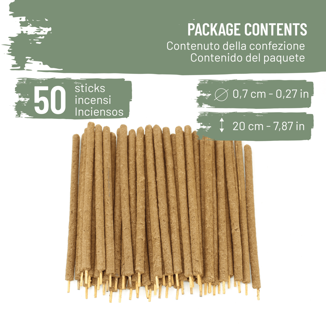 Palo Santo e Salvia Bianca Incenso in Bastoncini 100% naturale da produzione etica e sostenibile