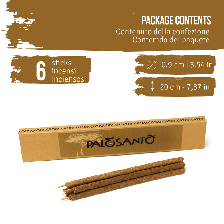 Palo Santo Incenso in Bastoncini 100% naturale da produzione etica e sostenibile