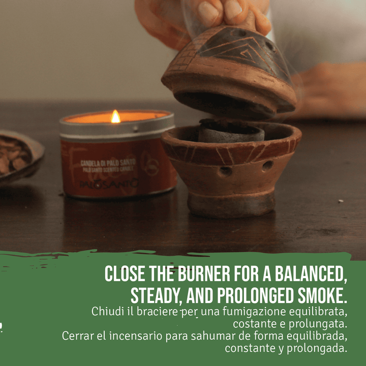 Incenso Palo Santo Grani Chips Especial Perù 100% Naturale da Produzione Etica e Sostenibile Legno Sacro Bursera graveolens