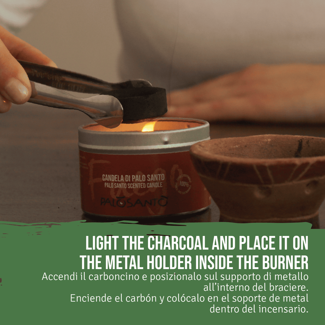 Incenso Palo Santo Trucioli Polvere Especial Perù 100% Naturale da Produzione Etica e Sostenibile Legno Sacro Bursera graveolens