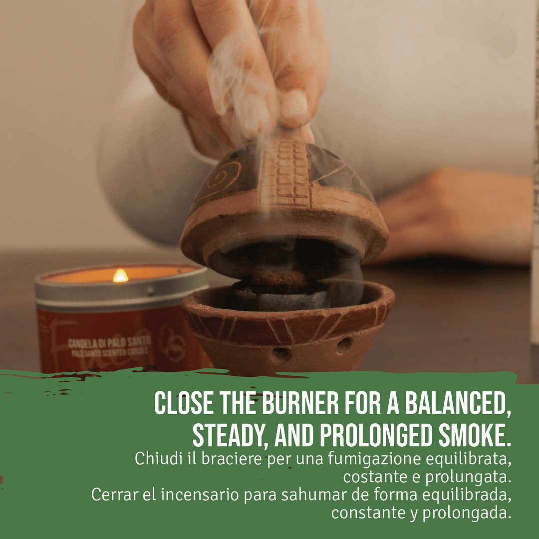 Incenso Palo Santo Trucioli Polvere Especial Perù 100% Naturale da Produzione Etica e Sostenibile Legno Sacro Bursera graveolens