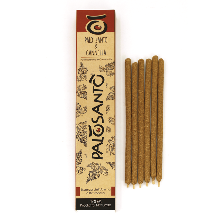 Palo Santo e Cannella Incenso in Bastoncini 100% naturale da produzione etica e sostenibile