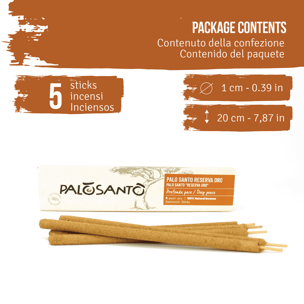 Palo Santo Incenso in Bastoncini 100% naturale da produzione etica e sostenibile